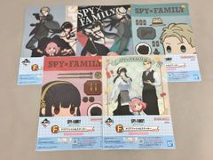 이치 반 쿠지 SPY × FAMILY Lovely Ordinary Days F상 클리어 파일 & 스티커 정리해 총 5점 미사용 2601LT224