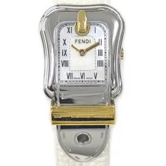 フェンディ FENDI 腕時計 ビーフェンディ 3800L ホワイトシェル文字盤 ローマンインデックス SS 革 クオーツアナログ 【中古】のサムネイル