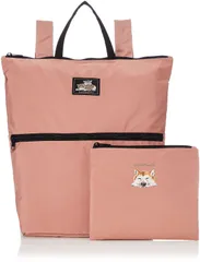 【在庫処分】レディース 犬 ねこ柄 ポーチ付きリュックサック