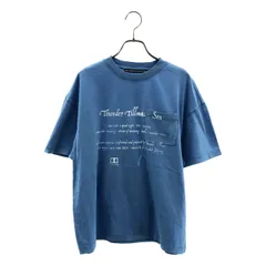 【美品】  STOCKHOLM SURFBOARD CLUB / ストックホルムサーフボードクラブ | コットン プリント Tシャツ | S | ブルー | レディース Stockholm Surfboard Club（ストックホルムサーフボードクラブ） t