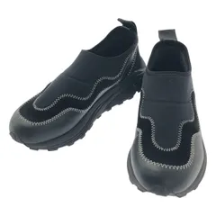 【美品】  Y's.... / ワイズビー | 2025AW | COW LEATHER SNEAKER / カウレザー ビブラムソール スリッポン スニーカー | 5 | ブラック | メンズ