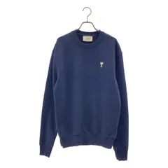 AMI Alexandre Mattiussi / アミ・アレクサンドルマテュッシ | ロゴ エンブロイダリー クルーネック トレーナー | XS | ネイビー | メンズのサムネイル