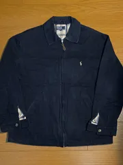 ラルフローレン　RALPH LAUREN　スイングトップ　スウィングトップ　ドリズラージャケット　RRL  Polo  アメカジ　ポニー　ワンポイント　ネイビー　Mサイズ　ノームコア