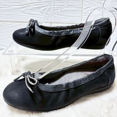 極美品 アシックス Walking ペダラ エナメル リボン シャーリング