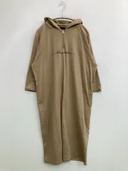 ATELIER SIX ワンピース ベージュ コットン 無地 刺繍 長袖 ロング・マキシ丈 タイト