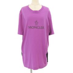 1【人気デザインL 】モンクレール 異素材切替バイカラーTシャツ