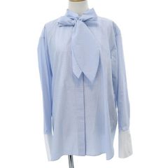 LOEWE ロエベ ジョナサン期 アシンメトリー バイカラー 長袖ブラウス
