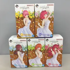 フィギュア 一番くじ 五等分の花嫁 巡りの奇跡 A B C D E賞 計5点セット 中野一花 二乃 三玖 四葉 五月 BANDAI 2602LO017