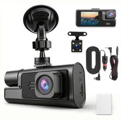 行車記錄器 車用 駕駛記錄器 前後【2025業界新登場&1080P全高清】 2鏡頭 2吋行車記錄器 小型 行車記錄器 1080P 170度超廣角 HDR/WDR影像校正技術 引擎ON/OFF 自動緊急錄影 倒車連動 循環錄影 7d197b30