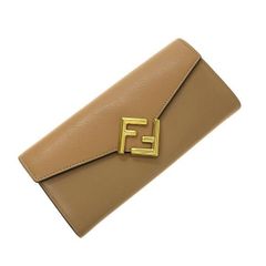 未使用✨フェンディ F is FENDI ベージュ コンチネンタル長財布 - メルカリ