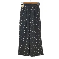 ジャーナルスタンダードレリューム JOURNAL STANDARD relume 26SS ランダムドット ギャザー ワイド パンツ レディース JPN：36 