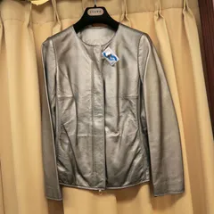 ロエベLoewe レザージャケット  【Bランク】【中古】