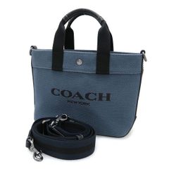 極美品】コーチ デニム トートバッグ ハンドバッグ カラーブロック