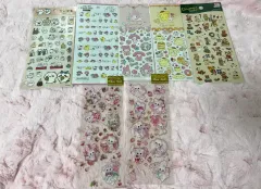 (まとめ売り) 日本 ステッカー ちいかわ サンリオ クローズピン 雨野森 文香