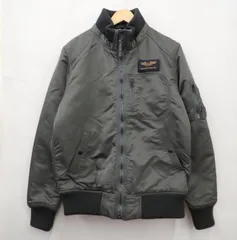 ★6022☆ALPHA INDUSTRIES アルファインダストリーズ TA1330 中綿フーデッドリブJKT ミリタリージャケット　L