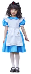 新品 クリアストーン(Clearstone) コスプレ ハロウィン フォレストアリスガール キッズ 120cm 女の子 ブルー