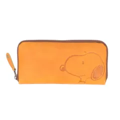 ☆ CAMEL ☆ PEANUTS MOTHER 袋縫いR束入り スヌーピー 長財布 大人 SNOOPY 73168 財布 レザー 長サイフ ながさいふ ロングウォレット レディース 大容量 ラウンドファスナー かわいい おしゃれ 小銭入れあり 大きめ 女性のサムネイル