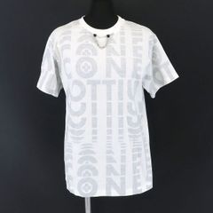 美品　ルイヴィトン　Tシャツ　リバースシグネチャーロゴプリント　チェーン　白　M トップス 美品 ルイヴィトン Tシャツ リバースシグネチャーロゴ