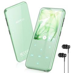 신색 발매 MP3 플레이어 AGPTEK Bluetooth5.3 64GB 내장 2.4" 스크린 스피커 탑재 HiFi 음악 플레이어 500mAh 배터리 내장 TF 카드 대응 128GB까지 확장 가능 FM 라디오 녹음 Line-i c32e4c85