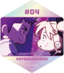 【中古】シール・ステッカー 日比野カフカ＆四ノ宮キコル ゆるコマ オーロラステッカー 「怪獣8号」