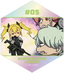 【中古】シール・ステッカー 四ノ宮キコル＆市川レノ＆古橋伊春 ゆるコマ オーロラステッカー 「怪獣8号」