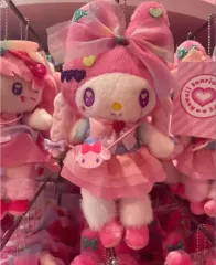 日本輸入 サンリオハローキティカフェオープン Kitschリボン マイメロディぬいぐるみ マイメロディマスコットキーホルダー