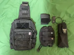 ミリタリー戦術ショルダー スリングバッグ セット