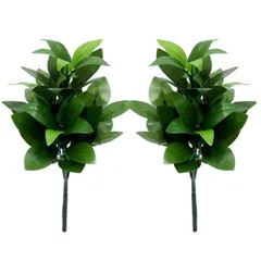 全高28.5cm-2本入 品質 こだわりの質感 しきみ 樒 しきび 造花 約28.5cm 2本 仏前 墓前 SOKA SGI 学会