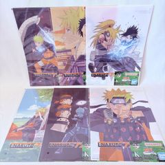 NARUTO-나루토-질풍전 이치 반 쿠지 윤회의 한탄과 평화의 서두교 K상 비주얼 보드 6종 세트 나루토 사스케 데이다라 세미컴플리트
