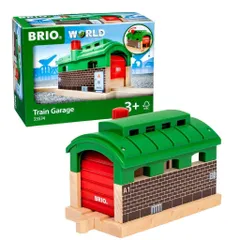 新品 BRIO (ブリオ) 列車車庫 33574 対象年齢 3歳~ 【おもちゃ 玩具 木製おもちゃ 列車 レールセット 情景パーツ プレゼント（誕生日/クリスマス）】