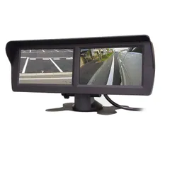 新品 MAXWIN ツインモニター 4.3インチ 4系統 映像入力 自動切替え 2画面 オンダッシュモニター サブモニター バックカメラ カスタム 12V/24V TK433のサムネイル