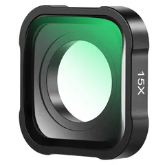 新品 NEEWER 15倍拡大レンズ コンパチブル GoPro Hero 13 12 11 10 9アクションカメラ クローズアップ 反射防止 マルチコートHD光学ガラス 7-10cm焦点距離 マクロ撮影用 防水なし LS-31のサムネイル