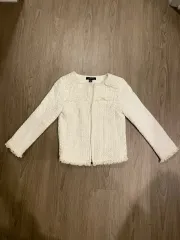 白ツイードジャケットカーディガンニット ZARA MAX MARA on&on MISSHA サテン The HANDSOME