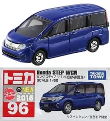 【中古】トミカ 1/65 Honda ステップワゴン 初回特別仕様(ブルー/赤箱) 「トミカ No.96」