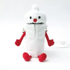 【新品】収納・携帯用アイテム ノンノン もふもふペットボトルホルダー 「パペットスンスン」