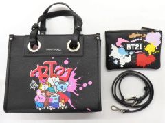 [중고] 가방 스퀘어 가방 블랙 [BT21 Collection meets SAMANTHAVEGA(사만사베가)]