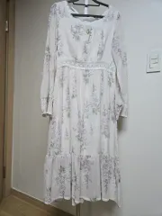 レース フラワー ロング ONE PIECE