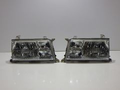 黒レク様専用日産レパードF31後期型ヘッドライト クリアレンズ 2個