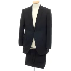 【中古】バーバリーロンドン BURBERRY LONDON ウール チェック 2つボタンスーツ ブラック【サイズ36】【メンズ】のサムネイル