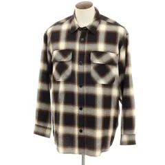 【中古】ソフネット SOPHNET. コットン チェック カジュアルシャツ ブラウンxブラック【サイズXL】【メンズ】のサムネイル