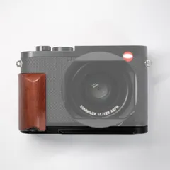 新品 【Iborrys】 対応 Leica ライカ Q3 カメラ 専用 L型 プレート ・ レトロな高級な実木ハンドル ・ Arca標準仕様 (赤檀の木)