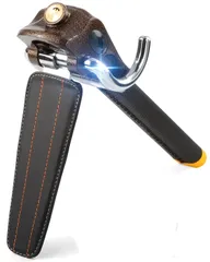 JiiinMiiin ハンドルロック ステアリングロック 車 盗難防止 高硬度 耐切断 緊急脱出 リレーアタック対策 取付簡単 専用カギ3本付き@