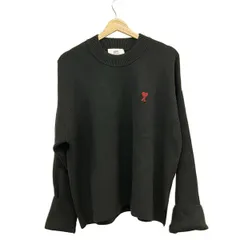 AMIalexandremattiussi(アミアレクサンドルマテュッシ) 長袖セーター サイズXL レディース美品  - 黒×レッド クルーネックのサムネイル