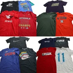 古着卸 まとめ売り ナイキ Tシャツ 14枚セット ( メンズ L ) プロチーム NFL MLB アストロズ カブス 中古 古着 NE3474