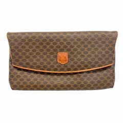 セリーヌ(Celine) セリーヌ クラッチバッグ マカダム  ブラウン メンズ