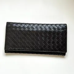 ボッテガヴェネタ　BOTTEGA VENETA 長財布　カードケース　イントレチャート　ダークブラウン