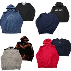 古着卸 まとめ売り ブランドMIX スウェット 8枚セット ( メンズ L ) LEE ノーティカ トミー ヴァンズ オークリー 中古 古着 NE3273