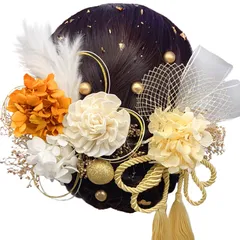 【新着商品】造花飾り ドライフラワー 和玉 結婚式 袴 ヘアアクセサリー 浴衣 かすみ草 七五三 和装 卒業式 造花 着物 振袖 リボン 水引 羽 髪飾り 手作り 成人式 T5033 9色展開