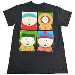 SOUTH PARK 사우스 파크 반소매 T 셔츠 애니메이션 캐릭터 블랙 (맨즈 M) 중고 헌 옷 X7817