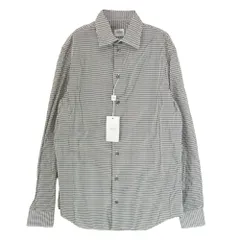 ARMANI COLLEZIONI アルマーニコレッツォーニ チェック柄 長袖 シャツ ブラック系 XS【極上美品】【中古】のサムネイル